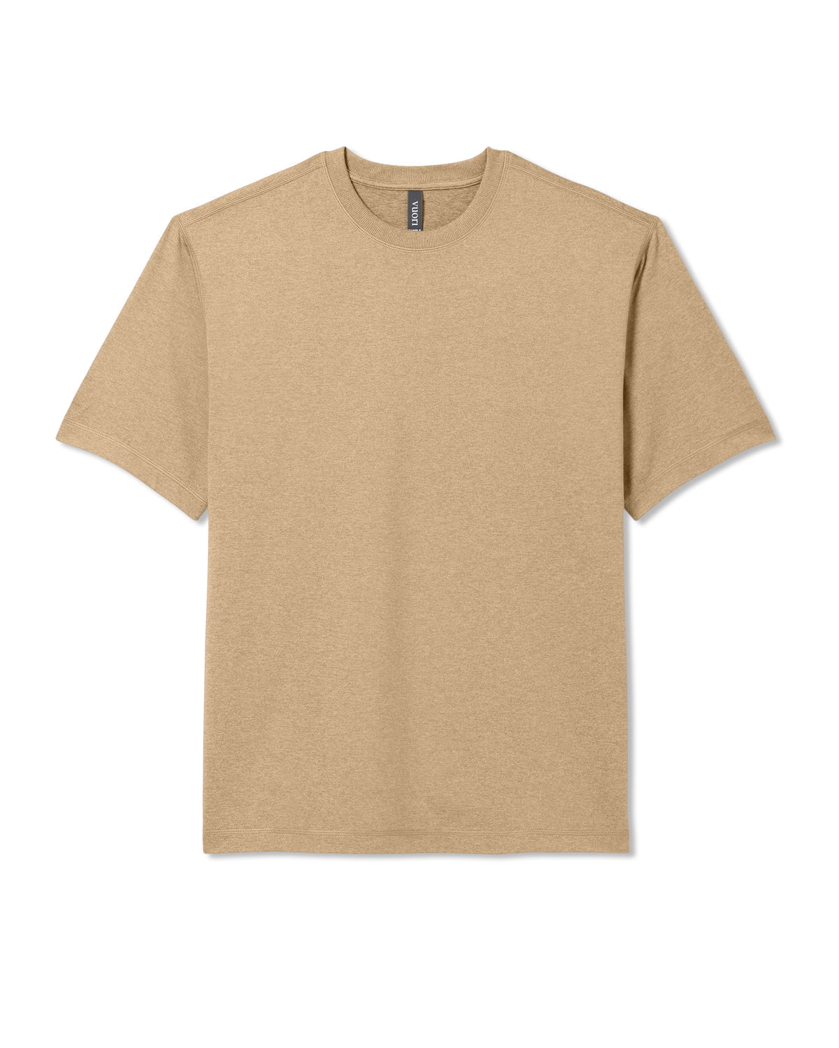 Vuori Men's Short Sleeve Ponto Tee - Relaxed Sungold Heather