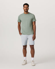 Vuori Men's Short Sleeve Ponto Performance Tee Thyme Heather