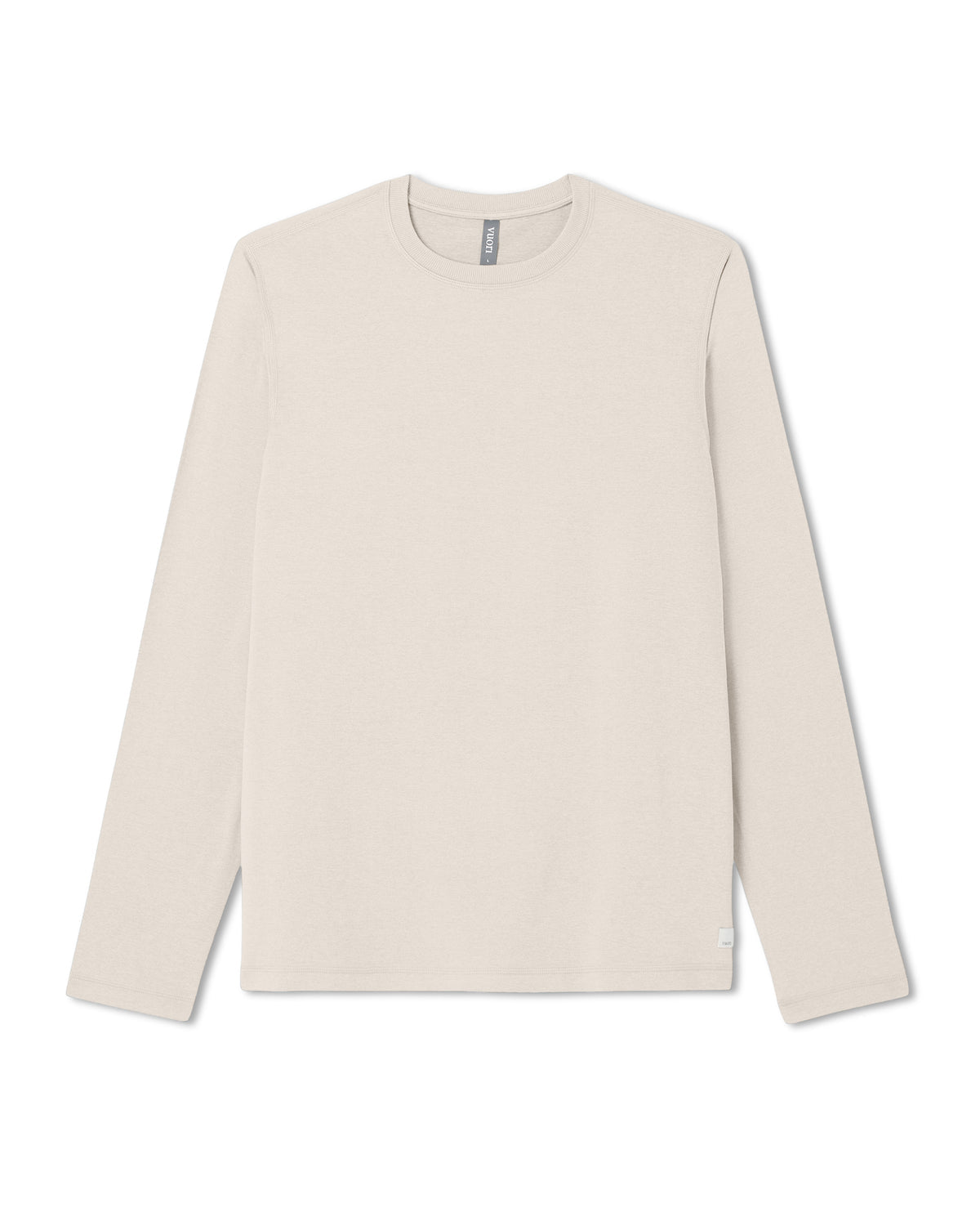 Vuori Men's Long Sleeve Ponto Performance Tee Oatmeal Heather
