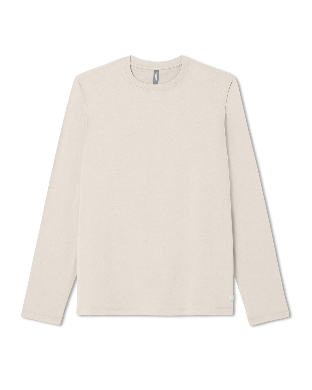 Vuori Men's Long Sleeve Ponto Performance Tee Oatmeal Heather