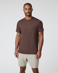 Vuori Short Sleeve Ponto Performance Tee Java Heather