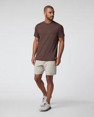 Vuori Short Sleeve Ponto Performance Tee Java Heather