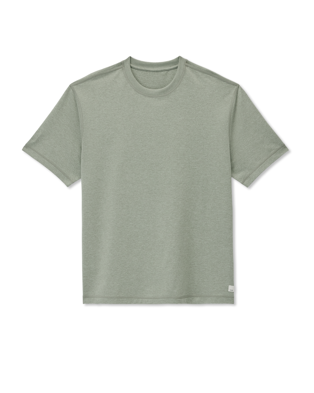 Vuori Short Sleeve Ponto Tee - Relaxed Fit Agave Green Heather