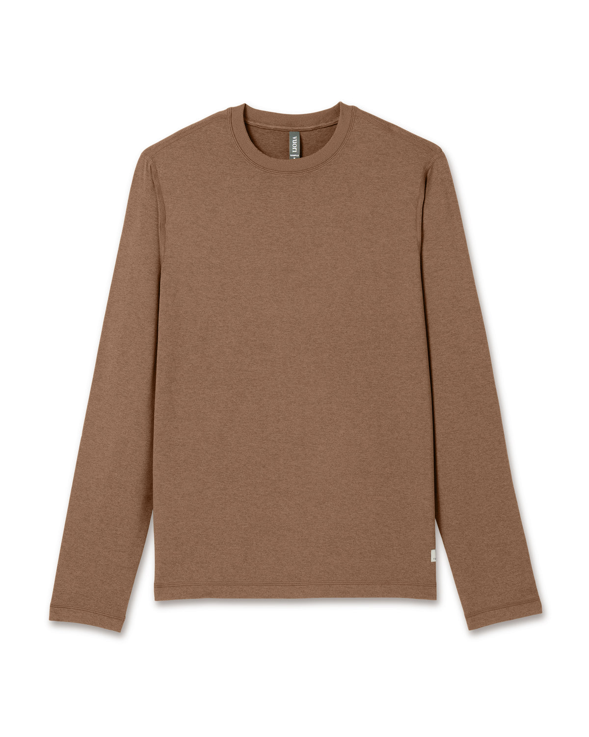 Vuori Long Sleeve Ponto Performance Tee Pecan Heather