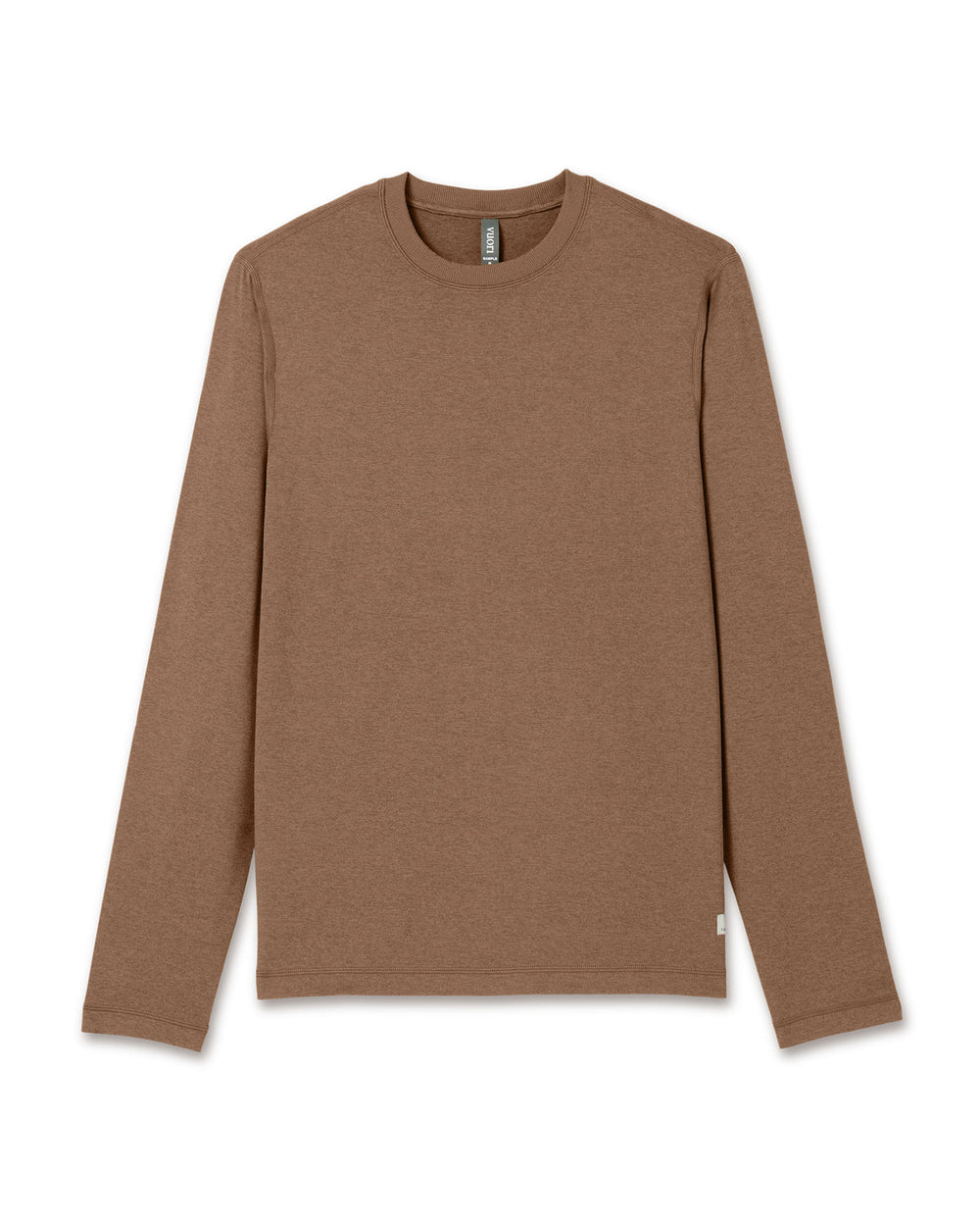 Vuori Long Sleeve Ponto Performance Tee Pecan Heather