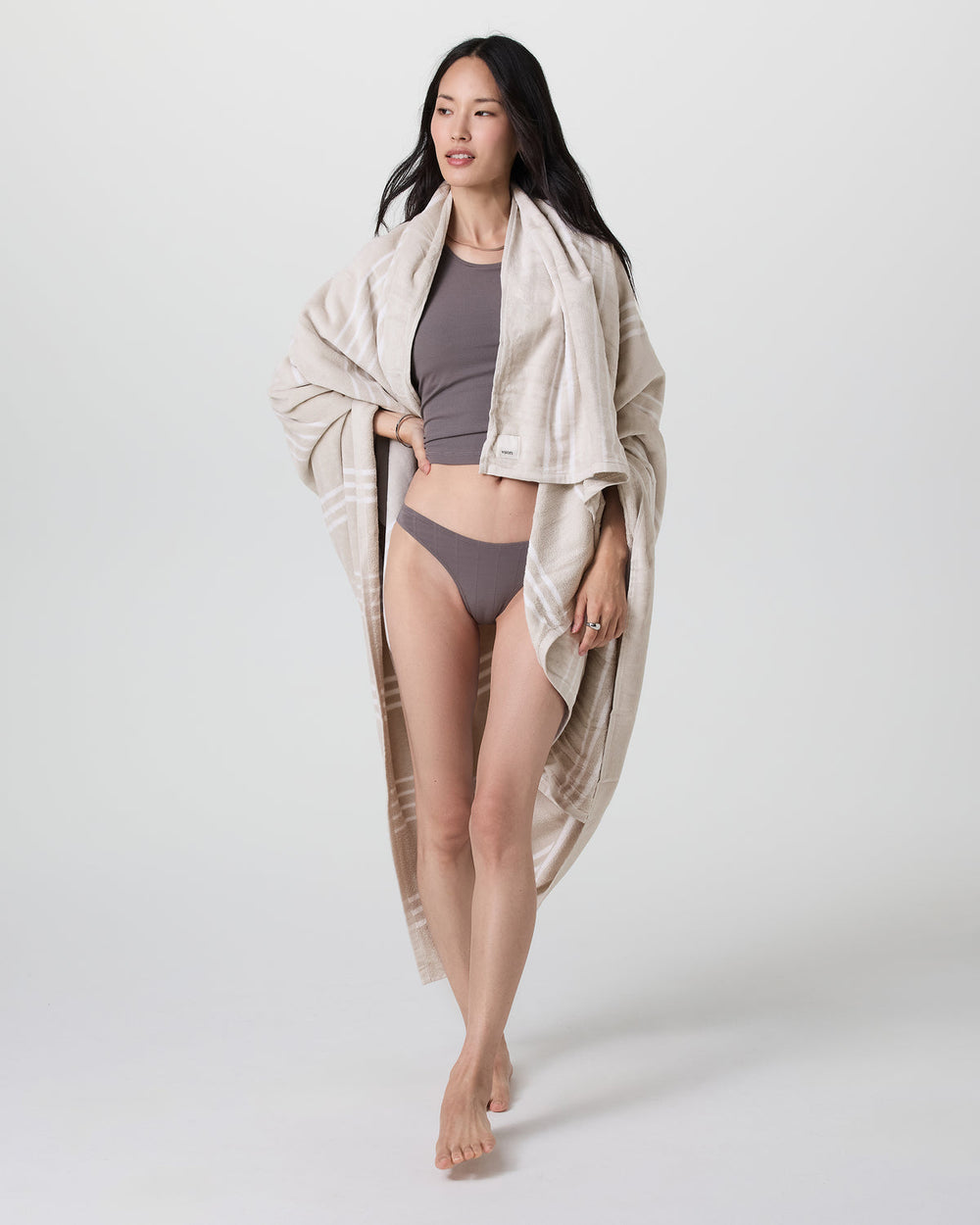 Vuori Offshore XL Beach Towel Natural