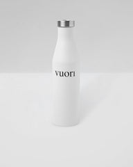 Vuori S6 Wordmark Mizu Water Bottle White Insulated Bottle