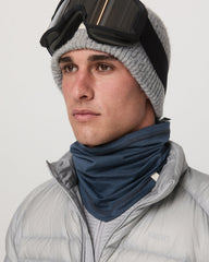 Vuori DreamKnit Neck Gaiter Azure Heather Gaiter