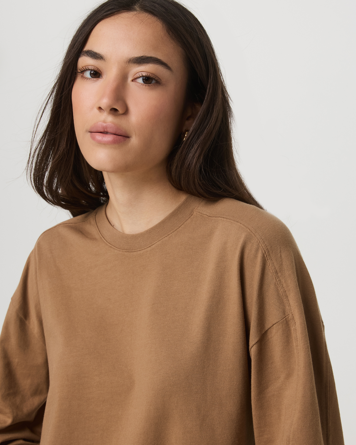 Vuori Long Sleeve Heavyweight Cotton Tee Women's Acorn Shirt