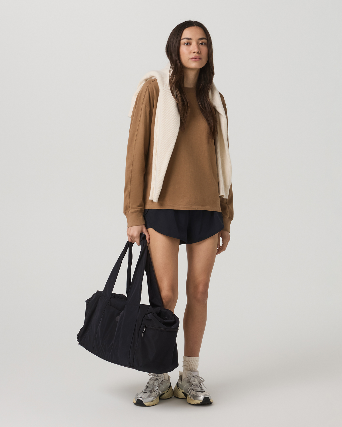Vuori Long Sleeve Heavyweight Cotton Tee Women's Acorn Shirt