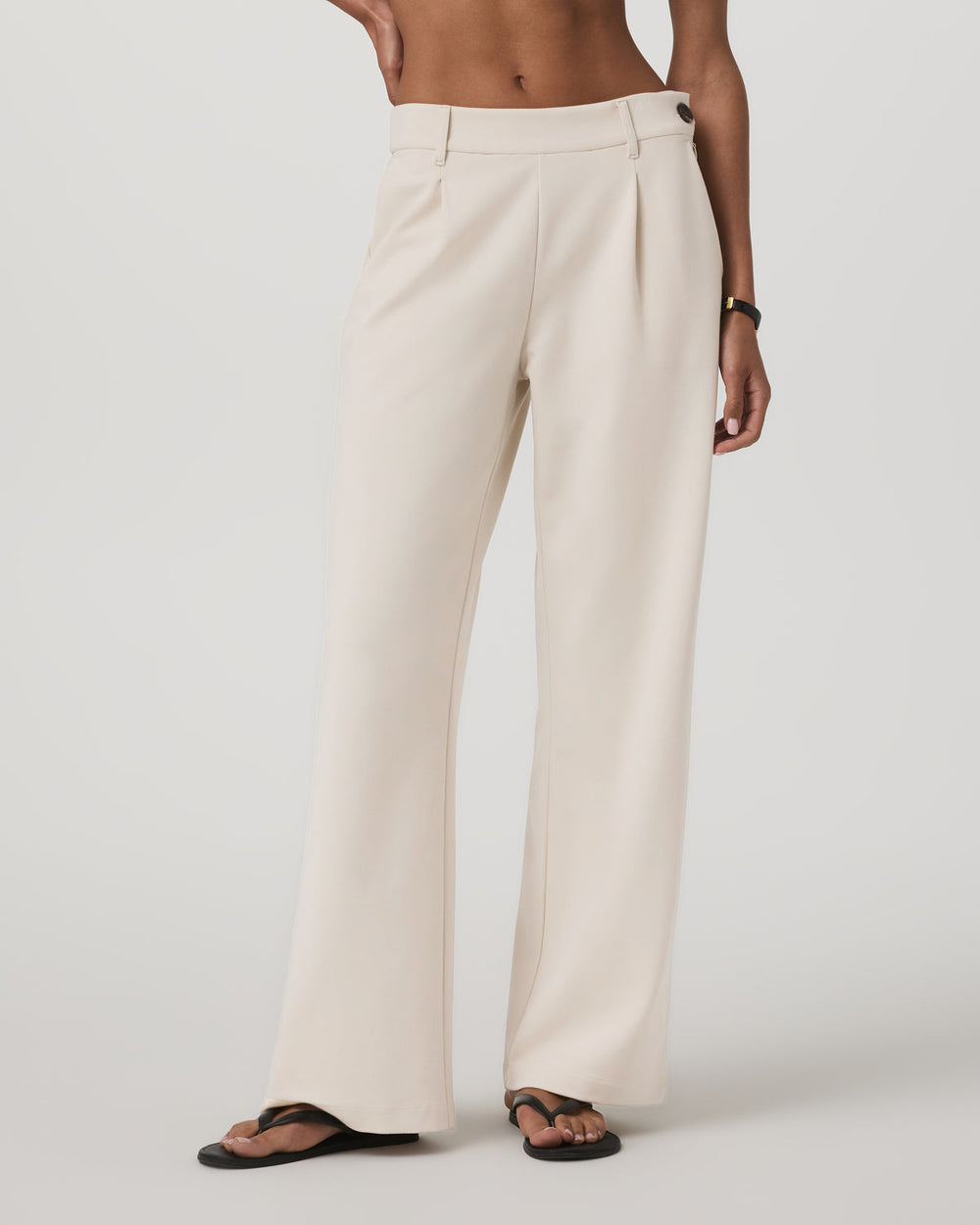 Vuori Maven Wideleg Pant Women's Bone Wideleg Pants