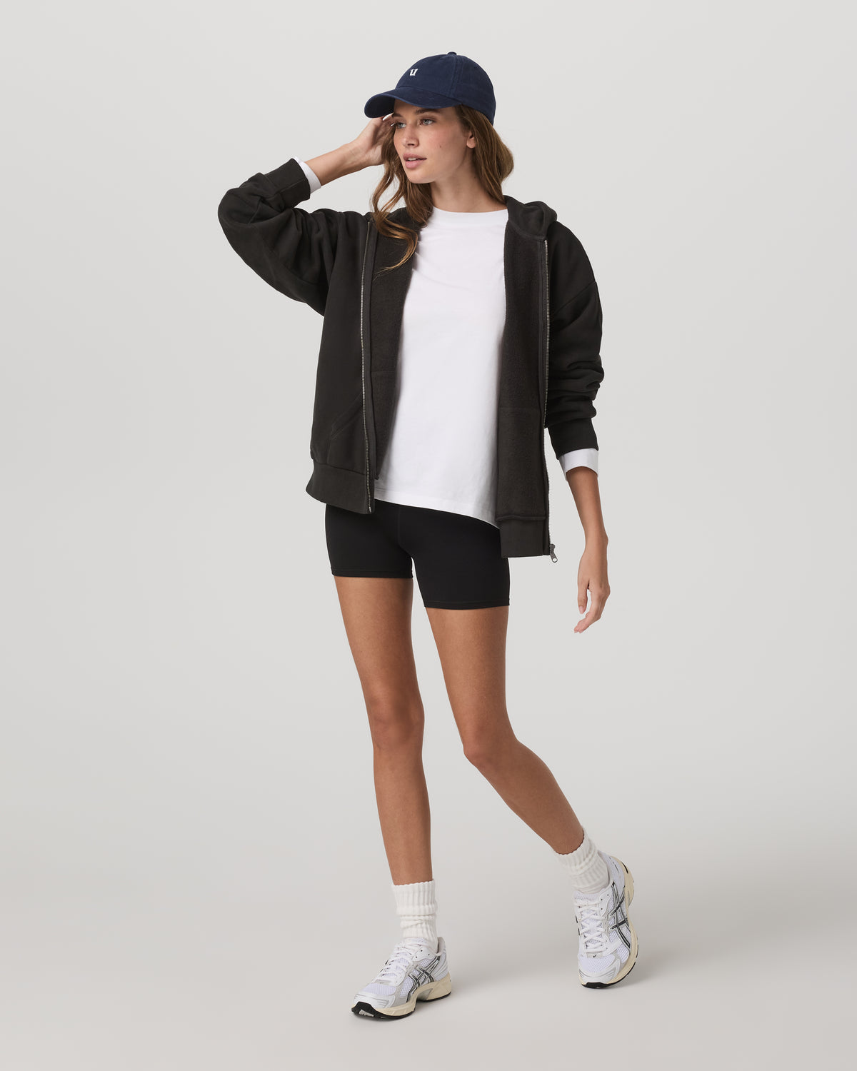 Vuori Long Sleeve Heavyweight Cotton Tee Women's White Shirt