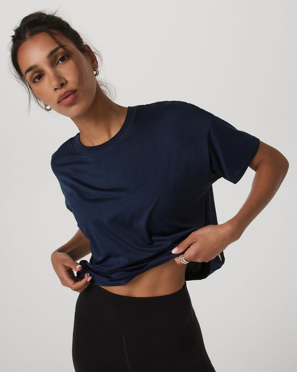 Vuori Energy Tee Women's Blue Coast Oversized Tee Shirt